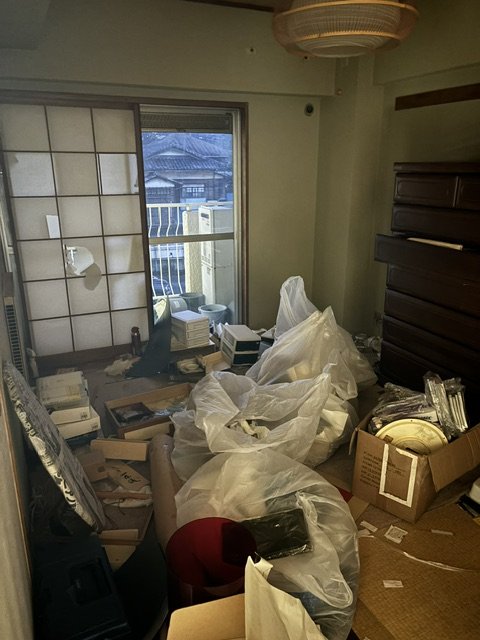 不用品回収前(和室)
